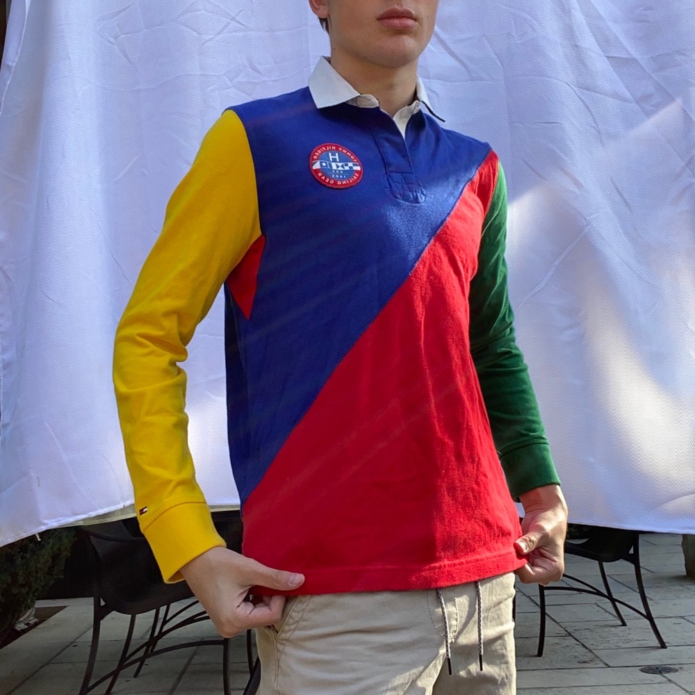 Tommy Hilfiger colour block yacht polo